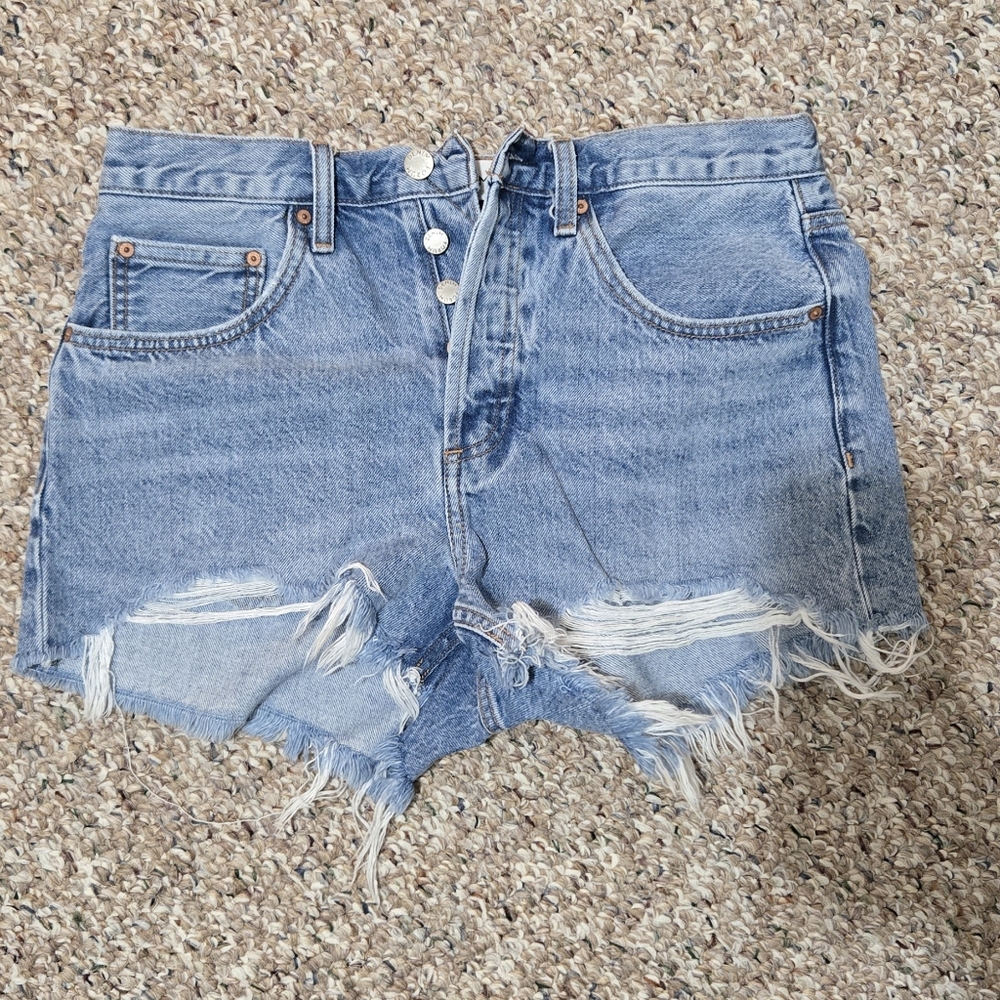 aritzia denim forum 90s vintage cut off short